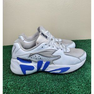 Fila Mindbowen Women Size 9 White Blue Sneaker 5RM00161-117